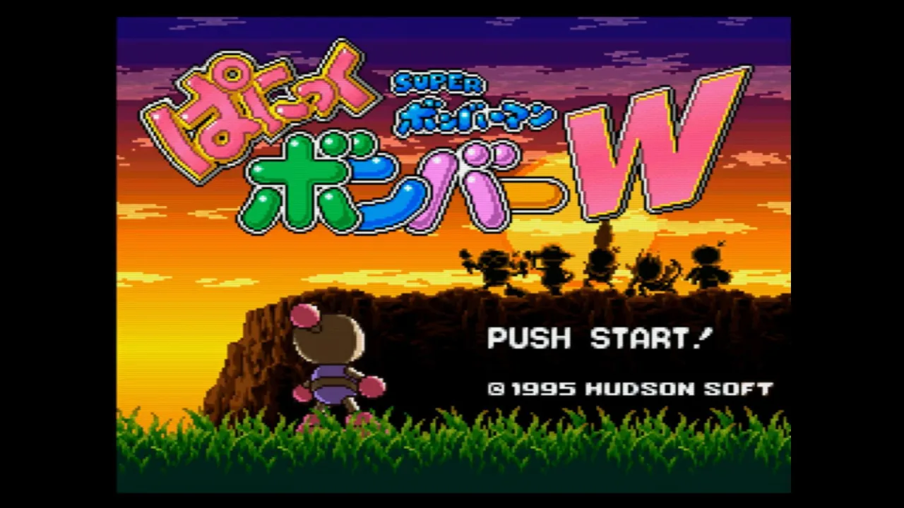 Cena do jogo Super Bomberman: Panic Bomber W