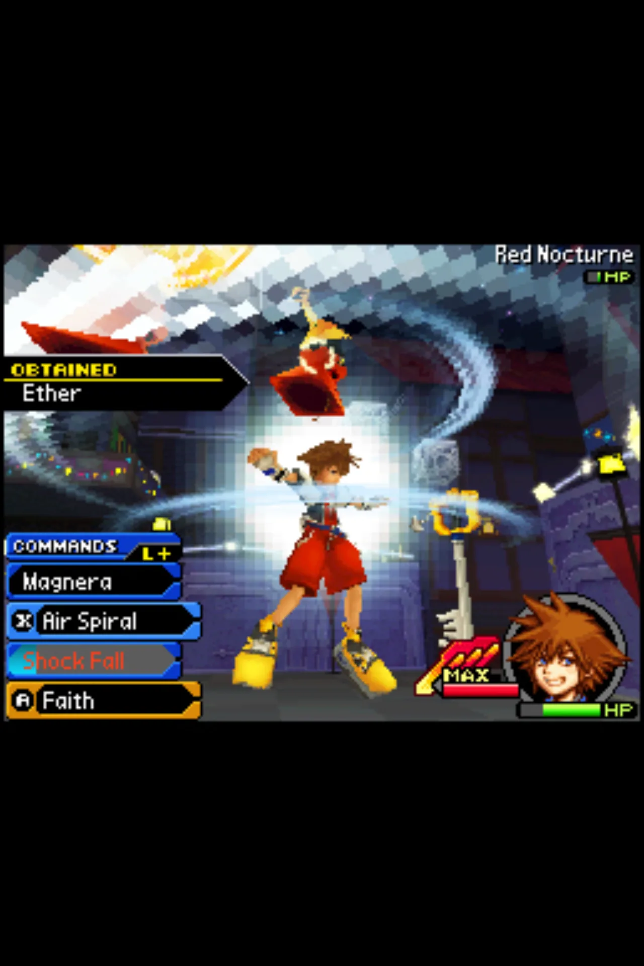 Cena do jogo Kingdom Hearts