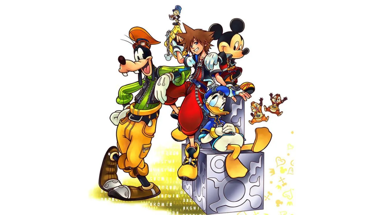 Cena do jogo Kingdom Hearts