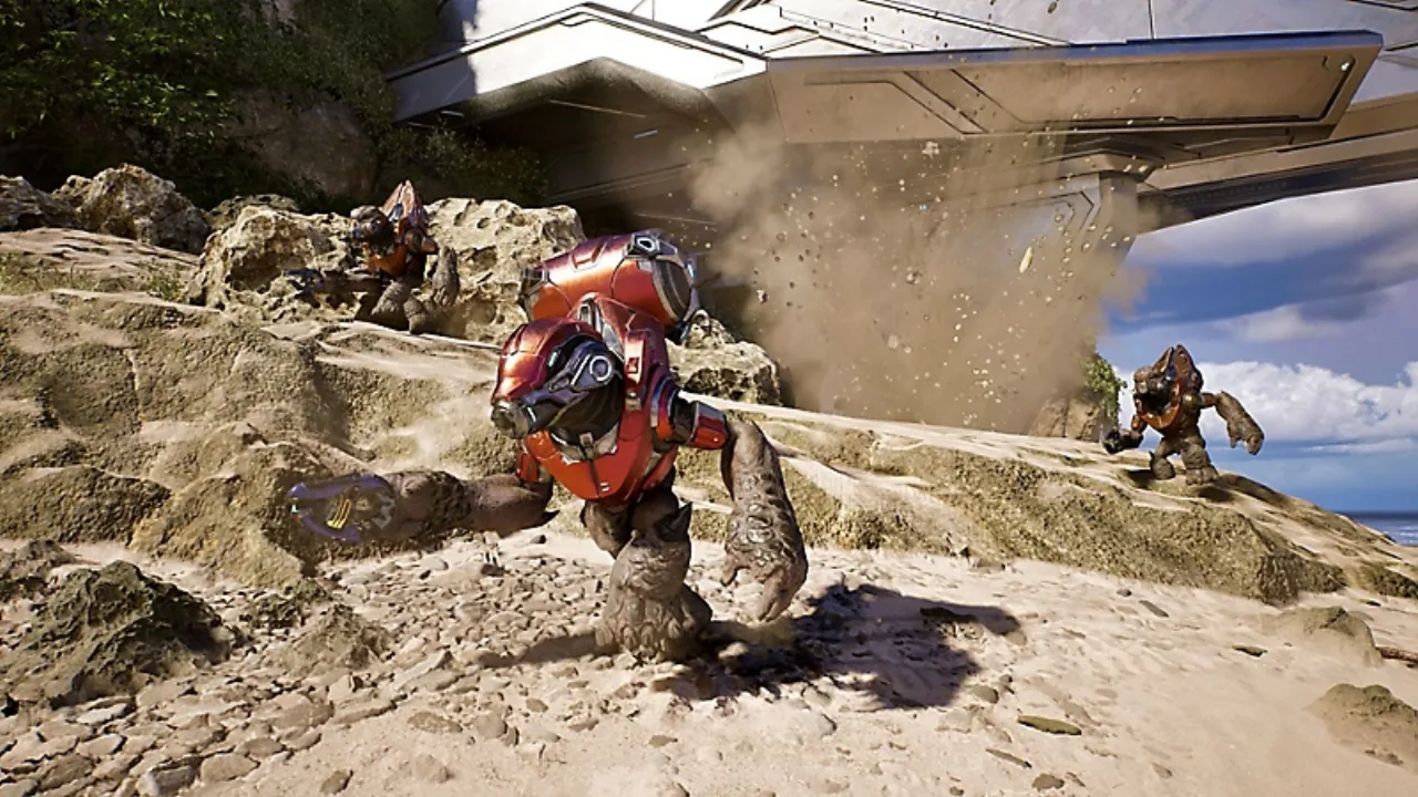 Cena do jogo Halo: Campaign Evolved
