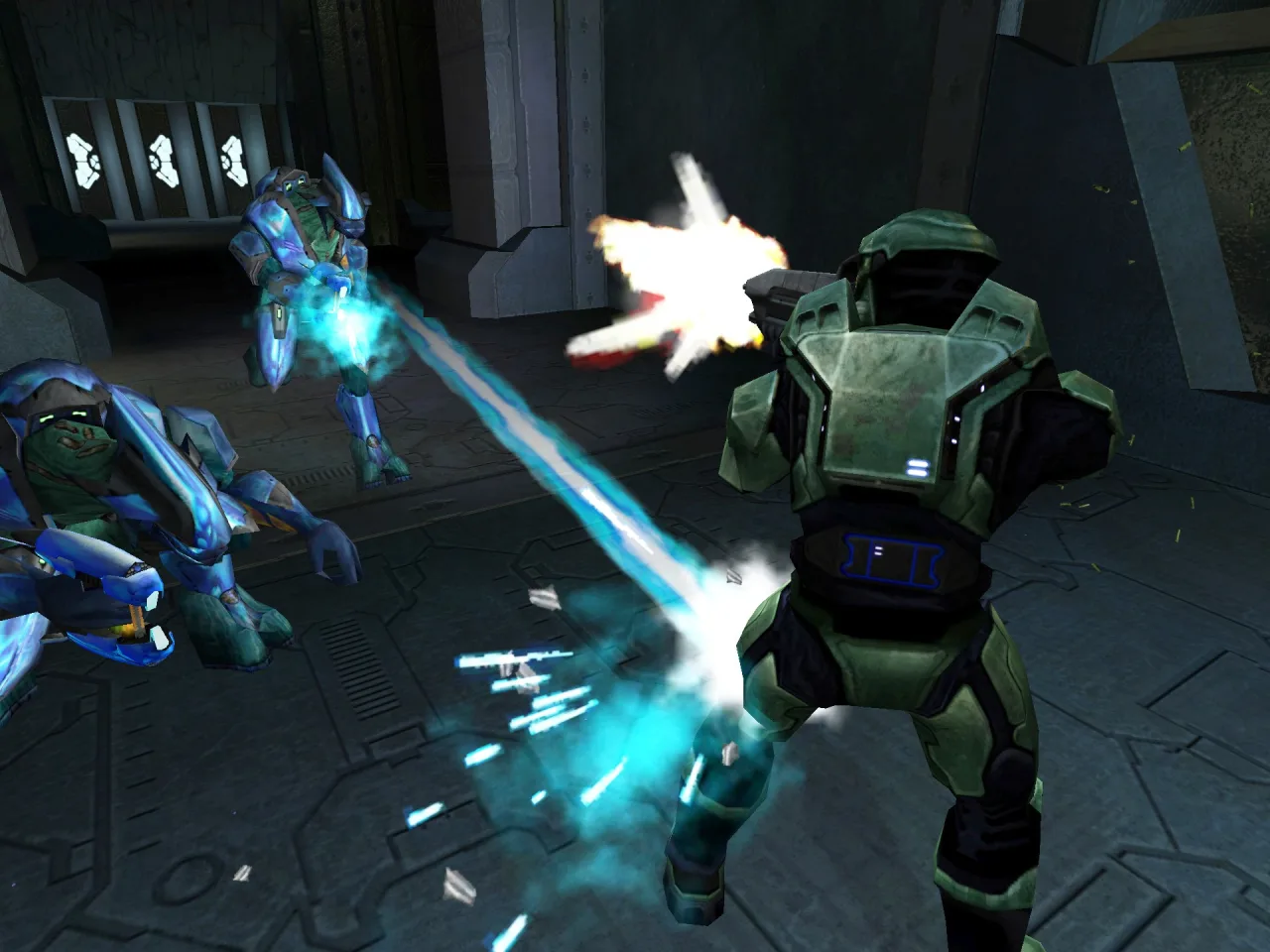 Cena do jogo Halo: Campaign Evolved