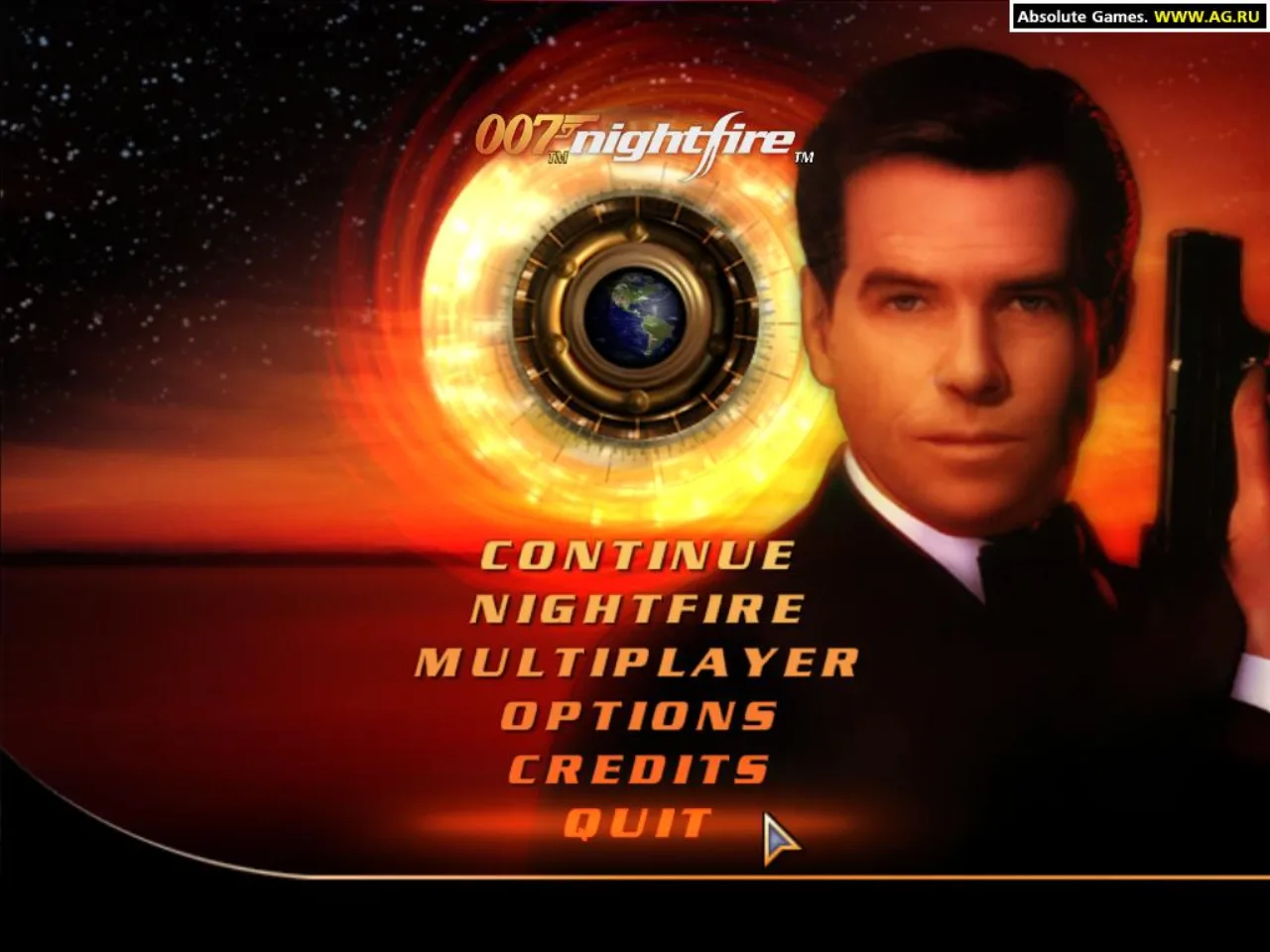 Cena do jogo James Bond
