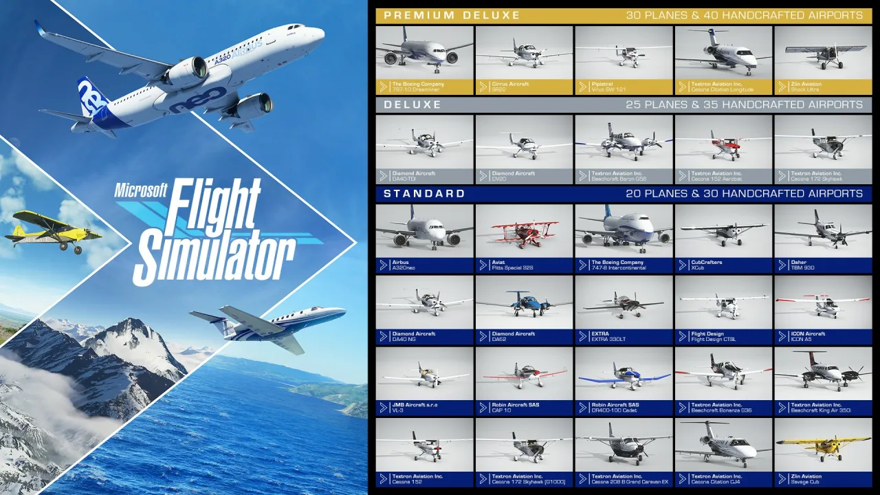 Cena do jogo Microsoft Flight Simulator