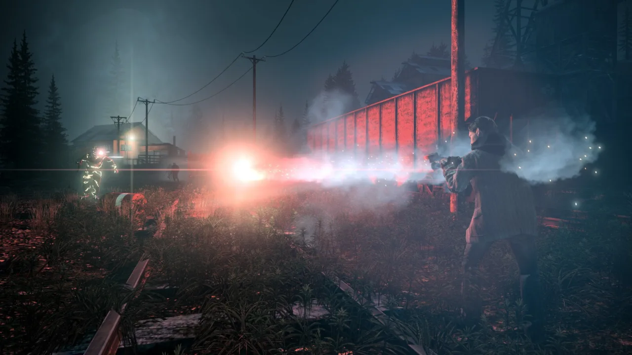 Cena do jogo Alan Wake