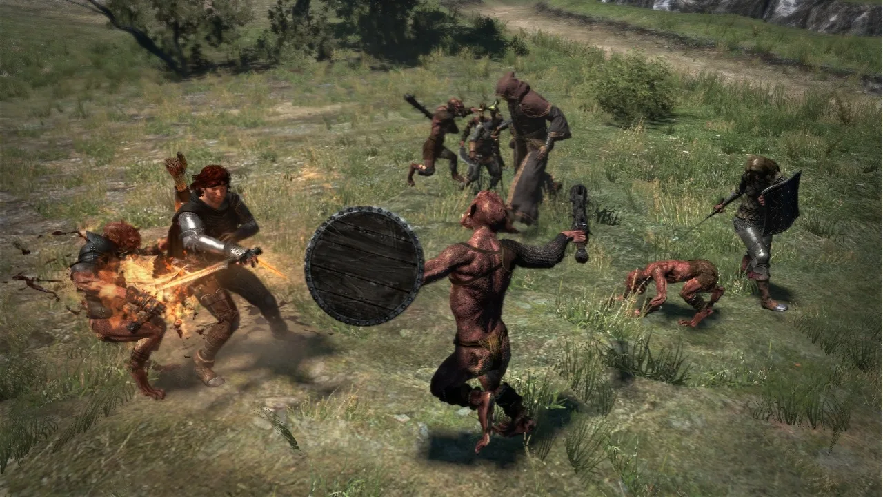 Cena do jogo Dragon's Dogma 2
