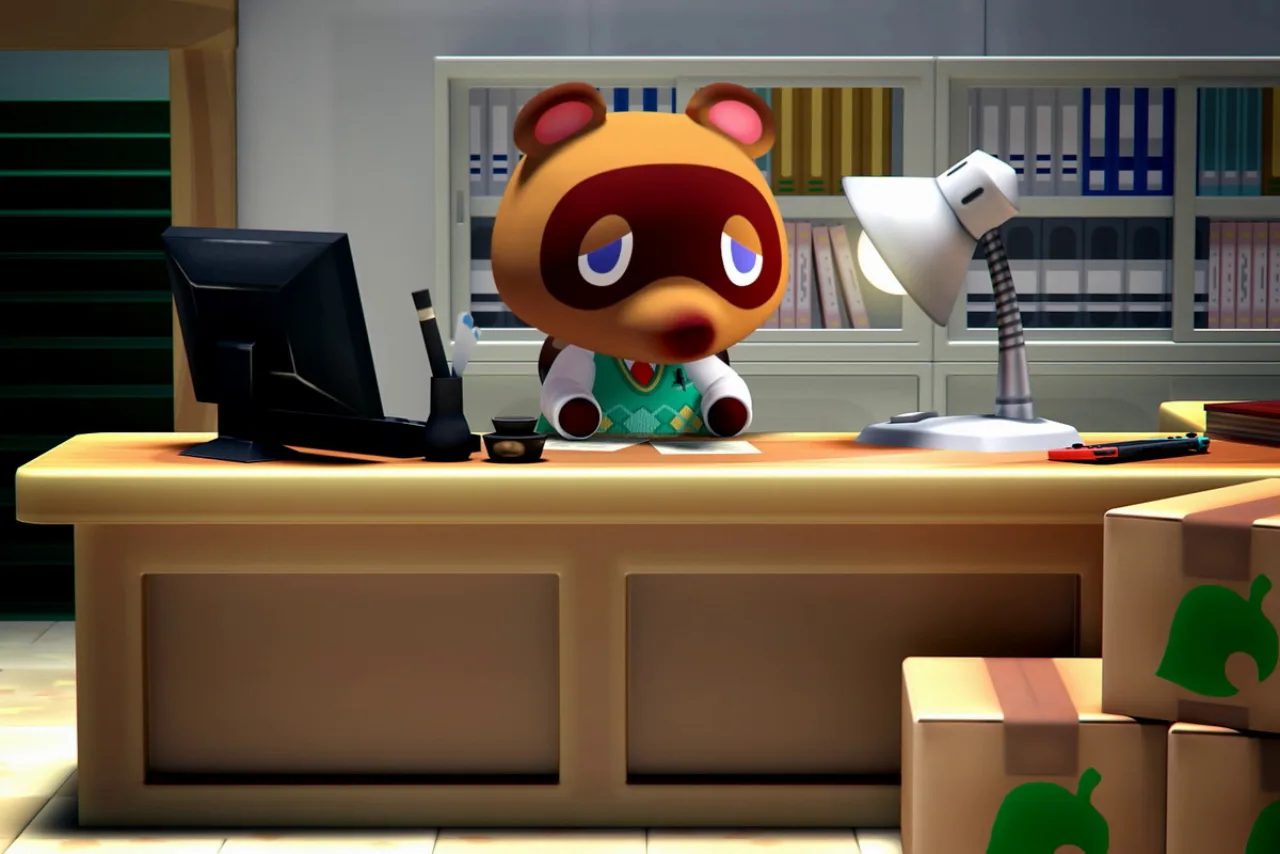 Cena do jogo Animal Crossing: New Horizons