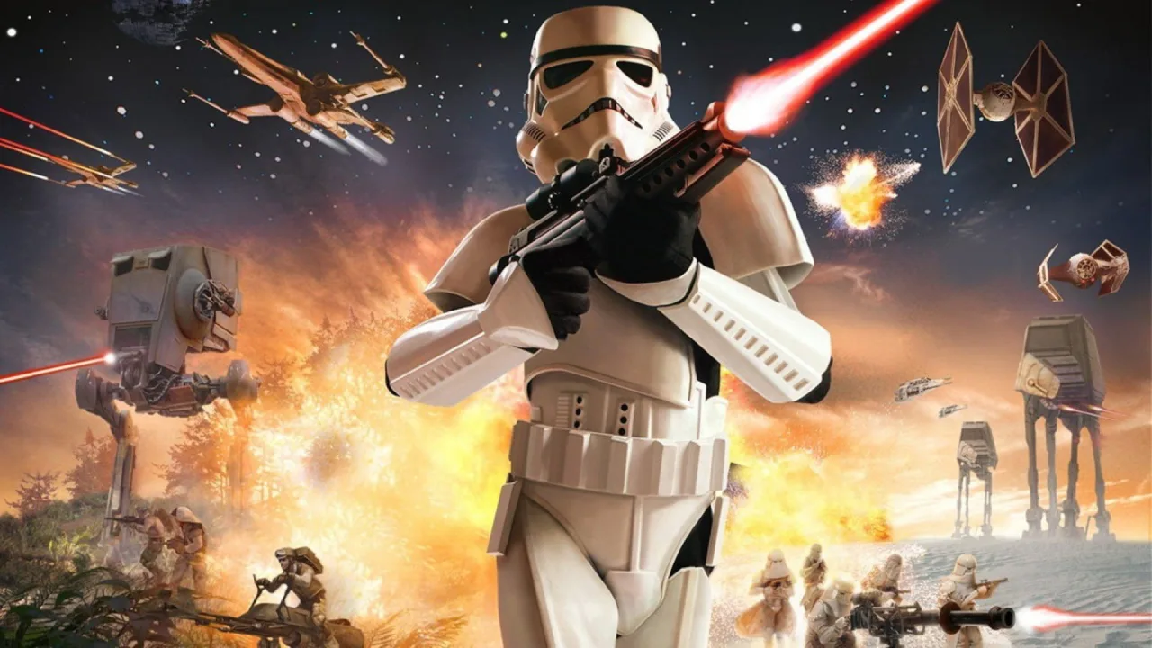 Cena do jogo Star Wars Battlefront 3