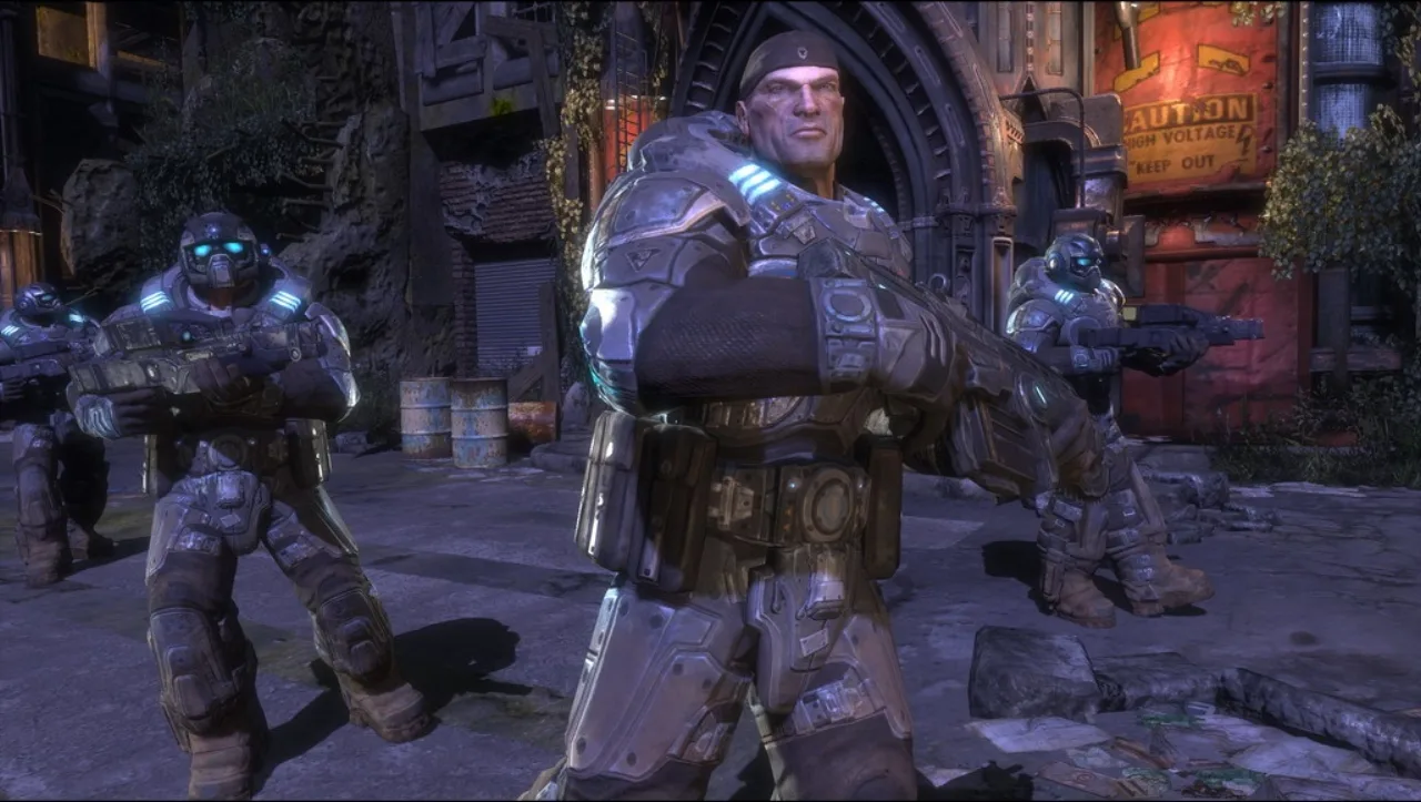 Cena do jogo Gears of War