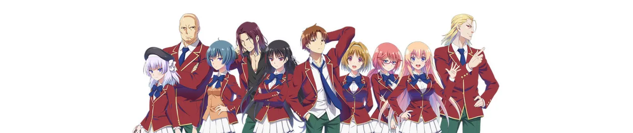 Cena do anime Classroom of the Elite