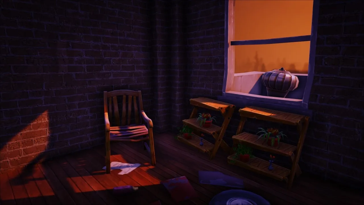Cena do jogo Fortnite