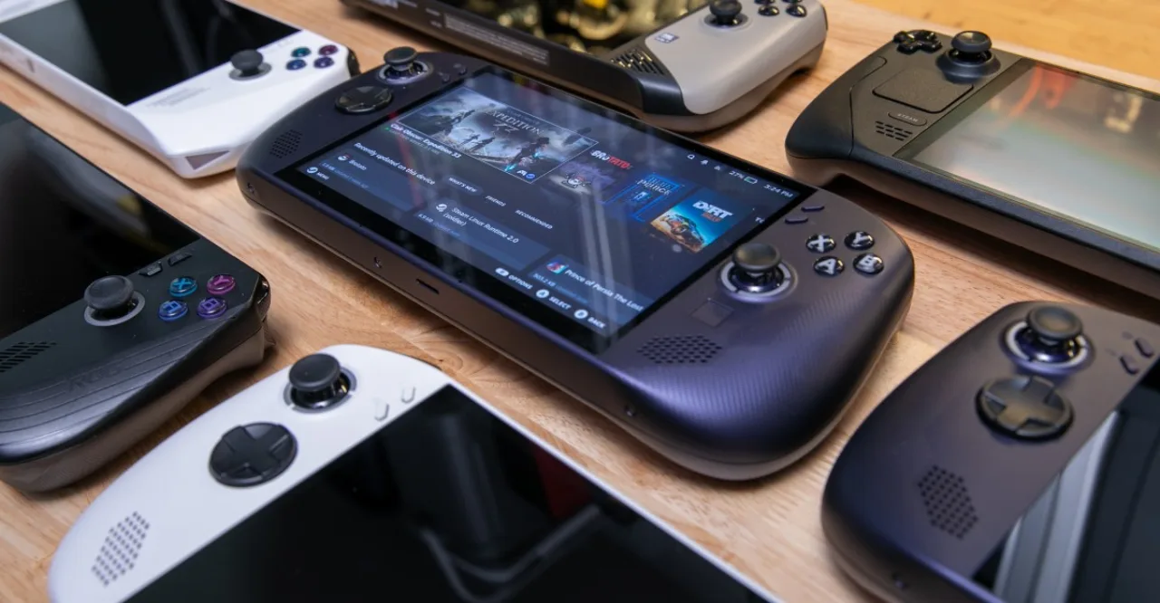 Imagem ilustrativa: Steam Deck vs ASUS ROG Ally: comparação de handhelds PC em 2024
