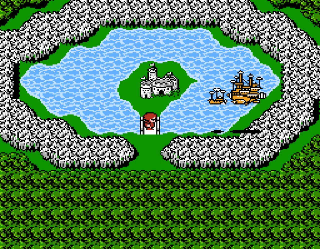 Cena do jogo Final Fantasy II
