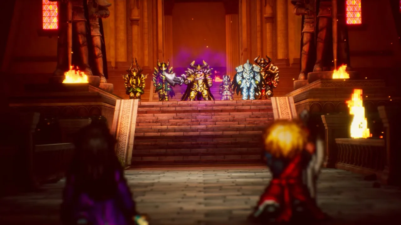 Cena do jogo Final Fantasy Resonance