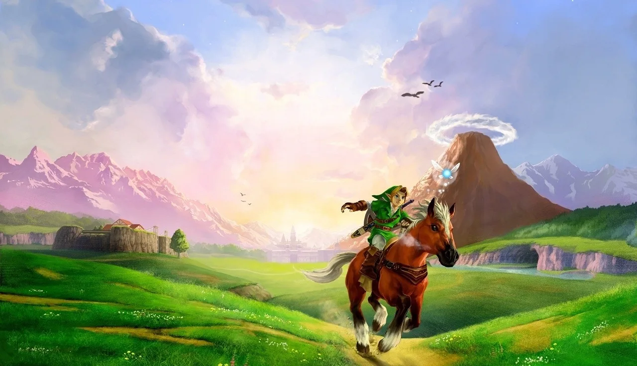 Cena do jogo Zelda: Ocarina of Time