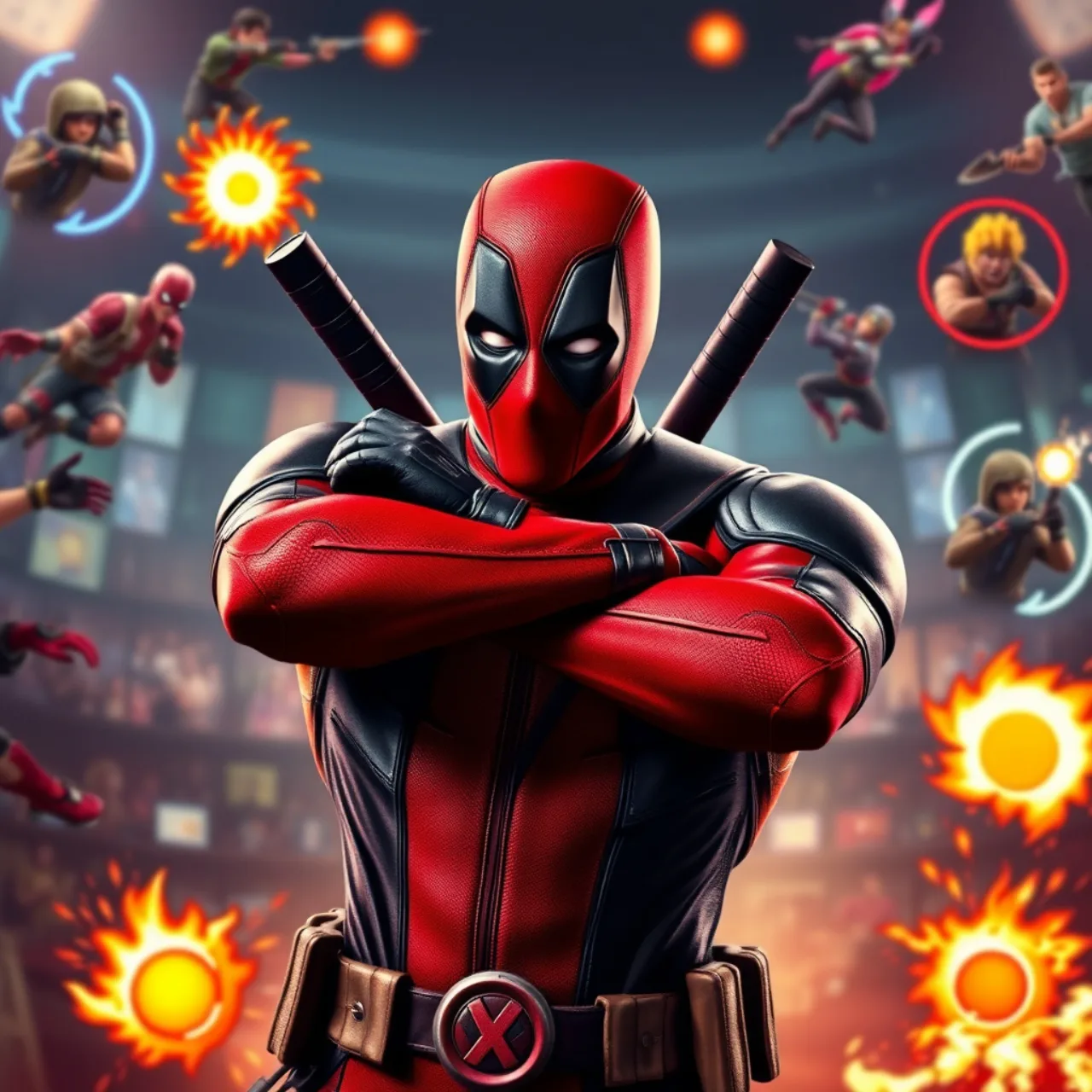 Imagem ilustrativa: Deadpool em Marvel Tōkon: Por que as referências de jogos de luta são um prato cheio para os fãs