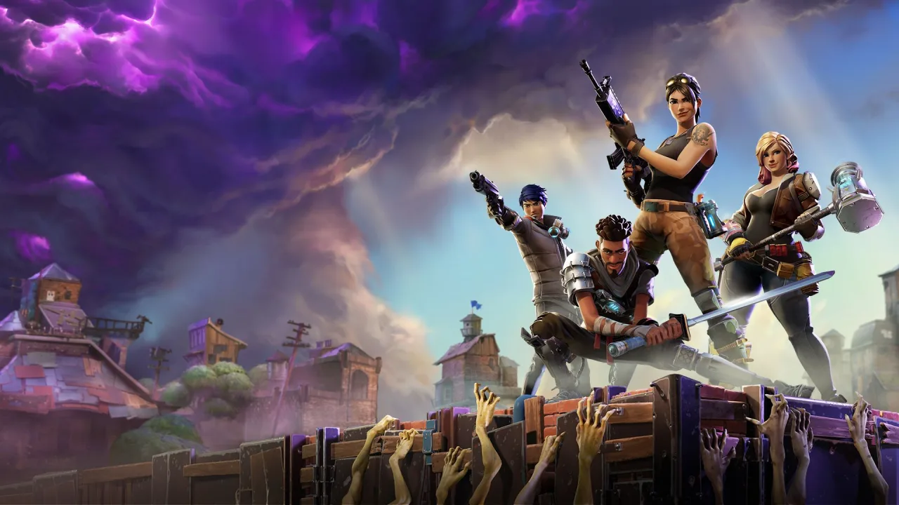 Cena do jogo Fortnite