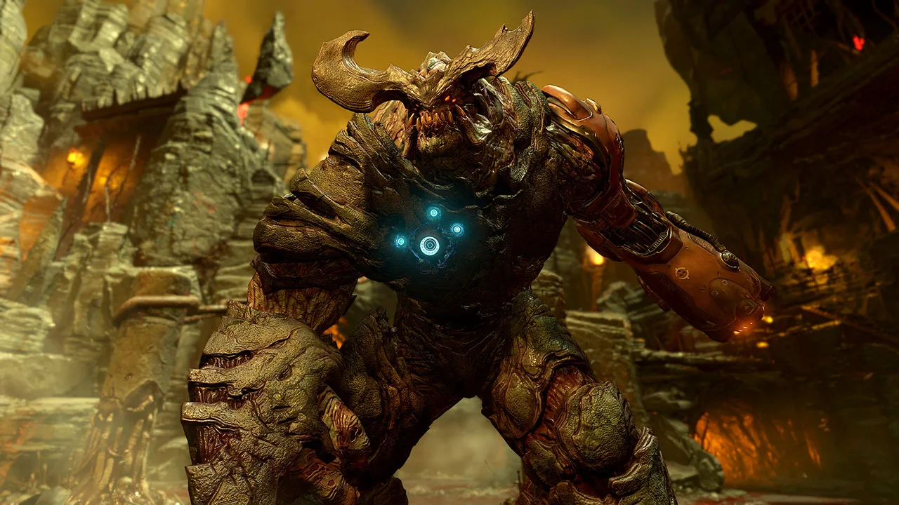 Cena do jogo DOOM