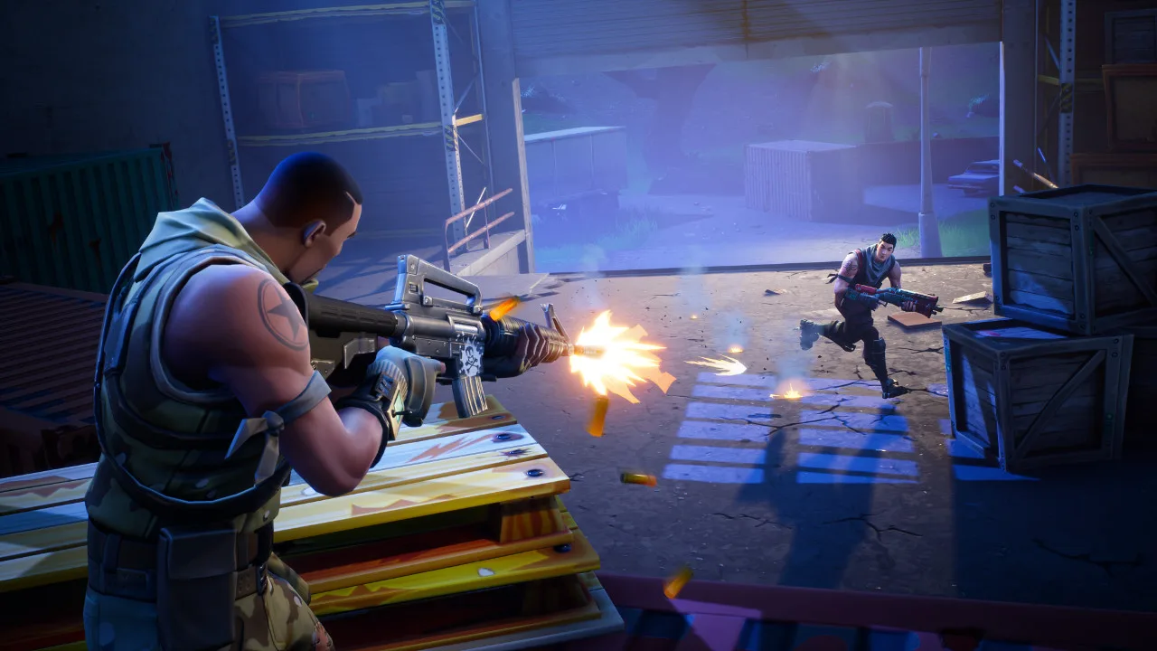 Cena do jogo Fortnite