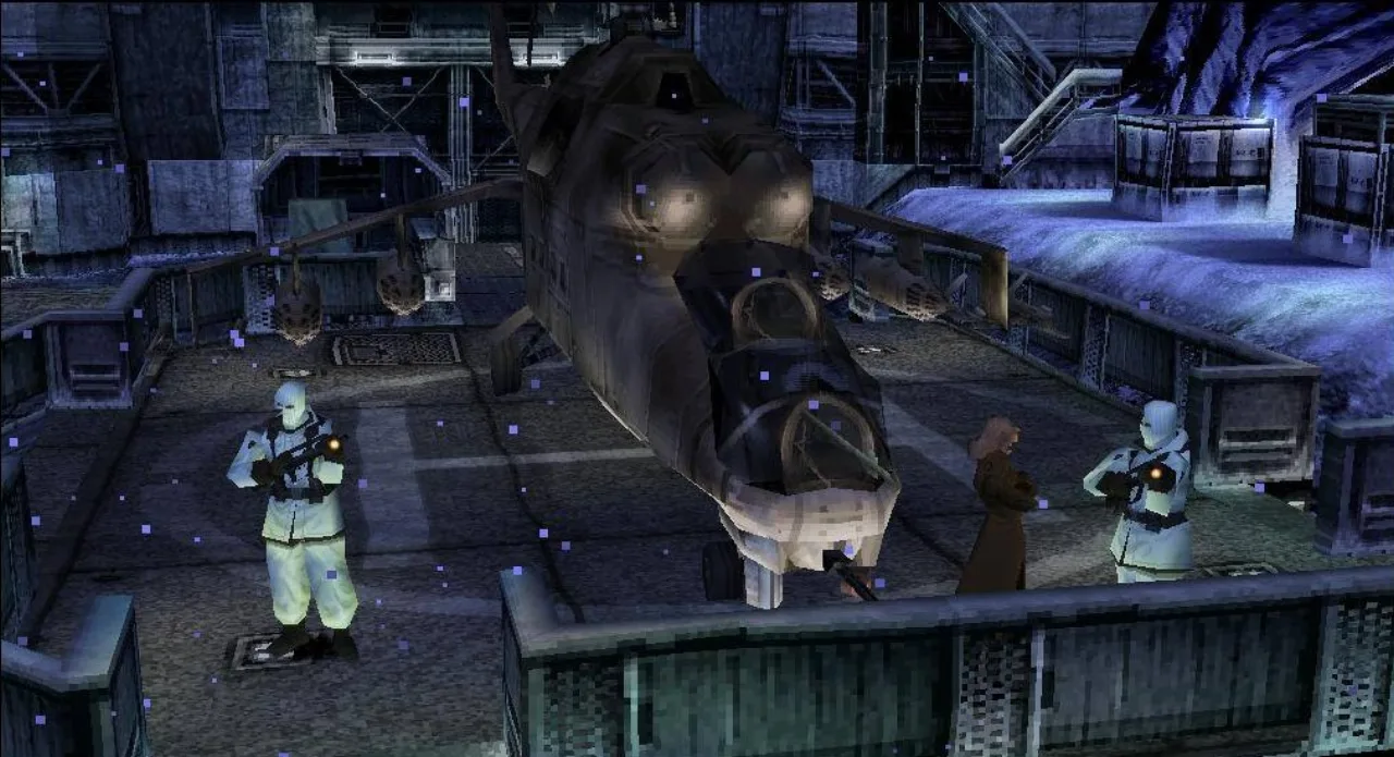 Cena do jogo Metal Gear Solid