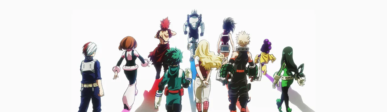 Cena do anime My Hero Academia