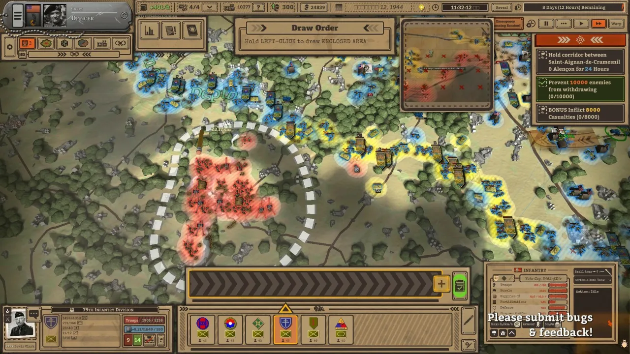 Cena do jogo Battleplan