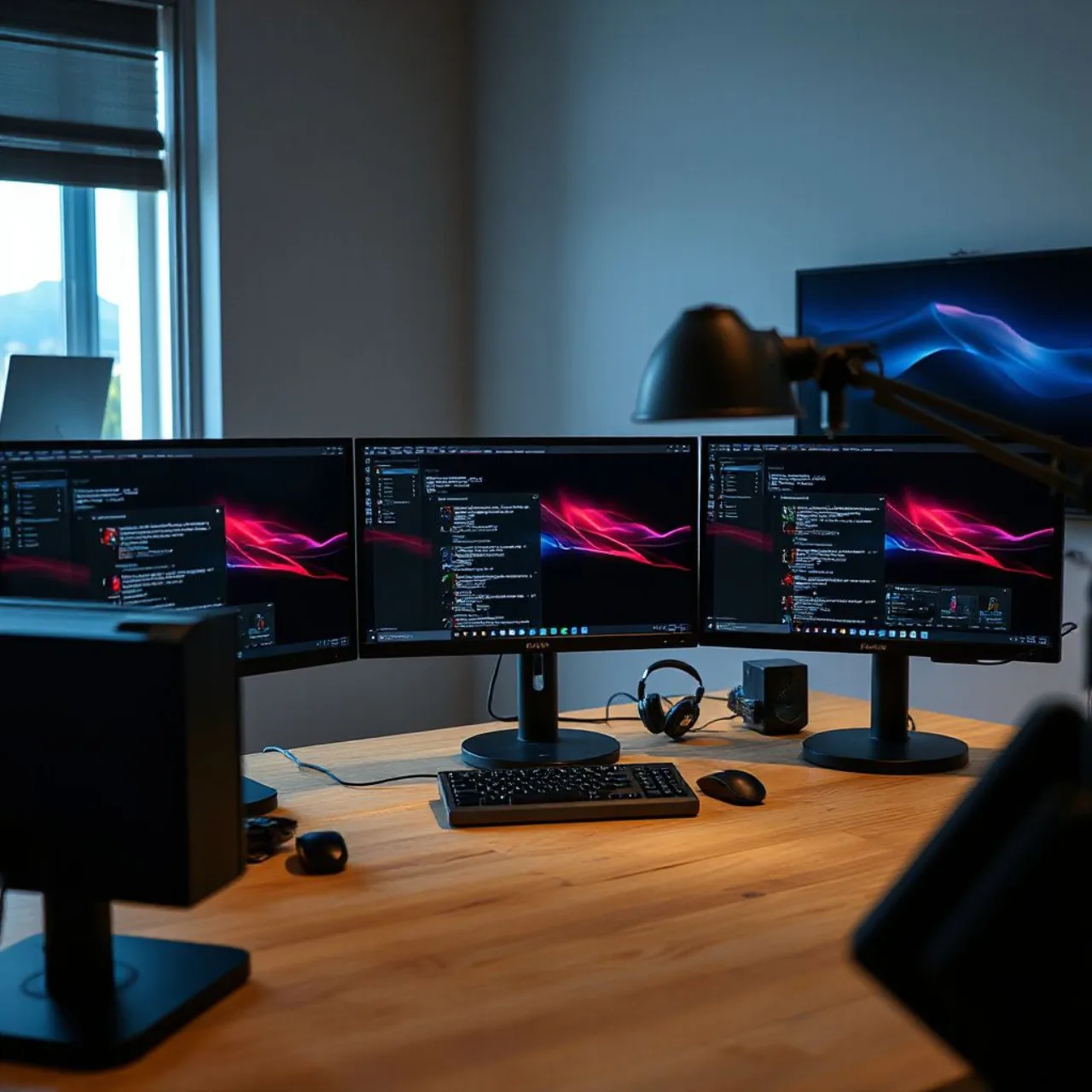 Tela do KDE Plasma 6.8 exibindo tema escuro, logo da KDE ao centro e ícones do Wayland ao lado do X11 riscado