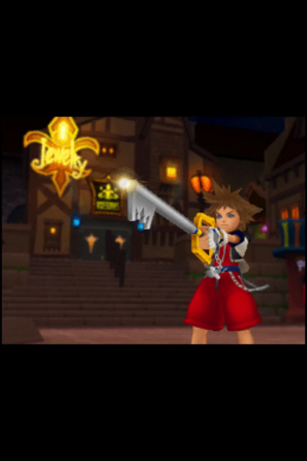 Cena do jogo Kingdom Hearts