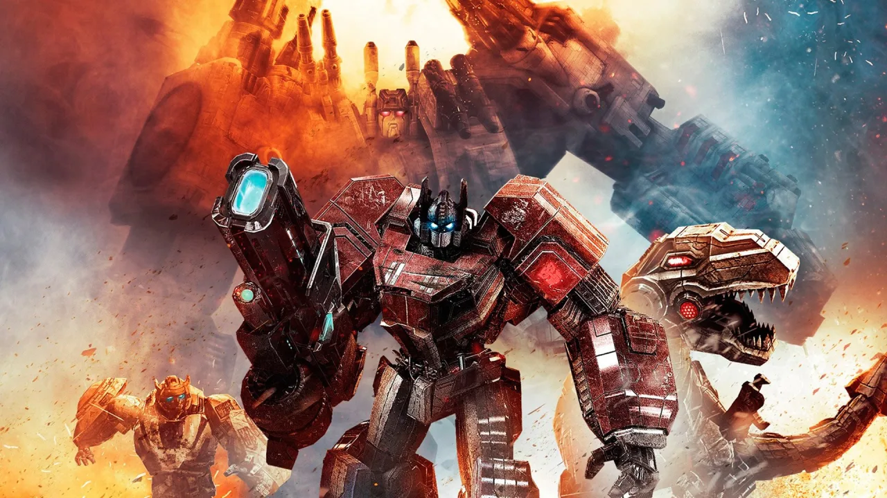 Cena do jogo Fall of Cybertron
