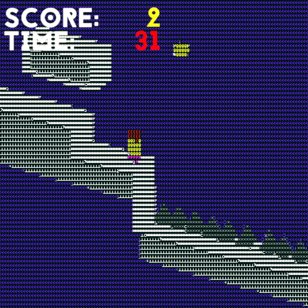 Cena do jogo ASCII