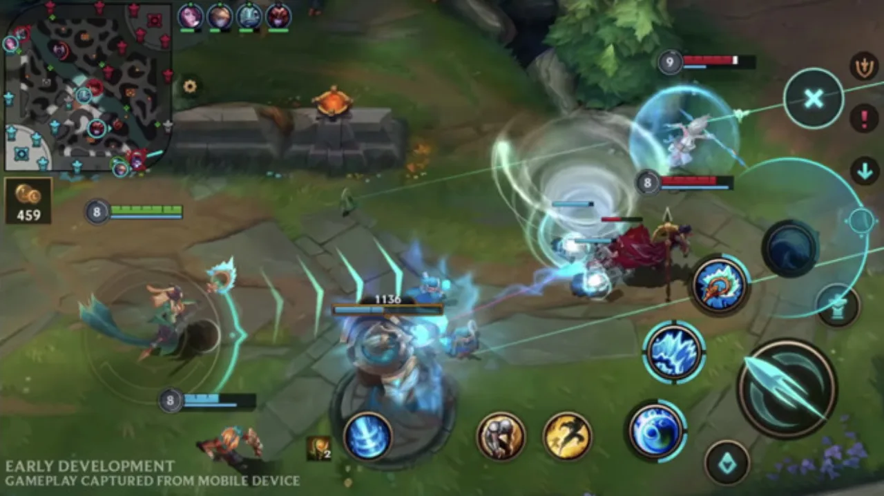Cena do jogo League of Legends