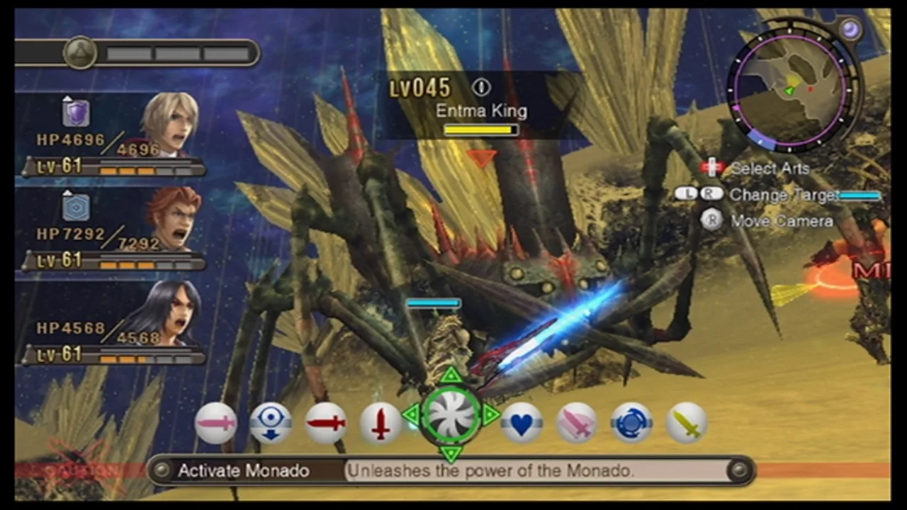 Cena do jogo Xenoblade Chronicles