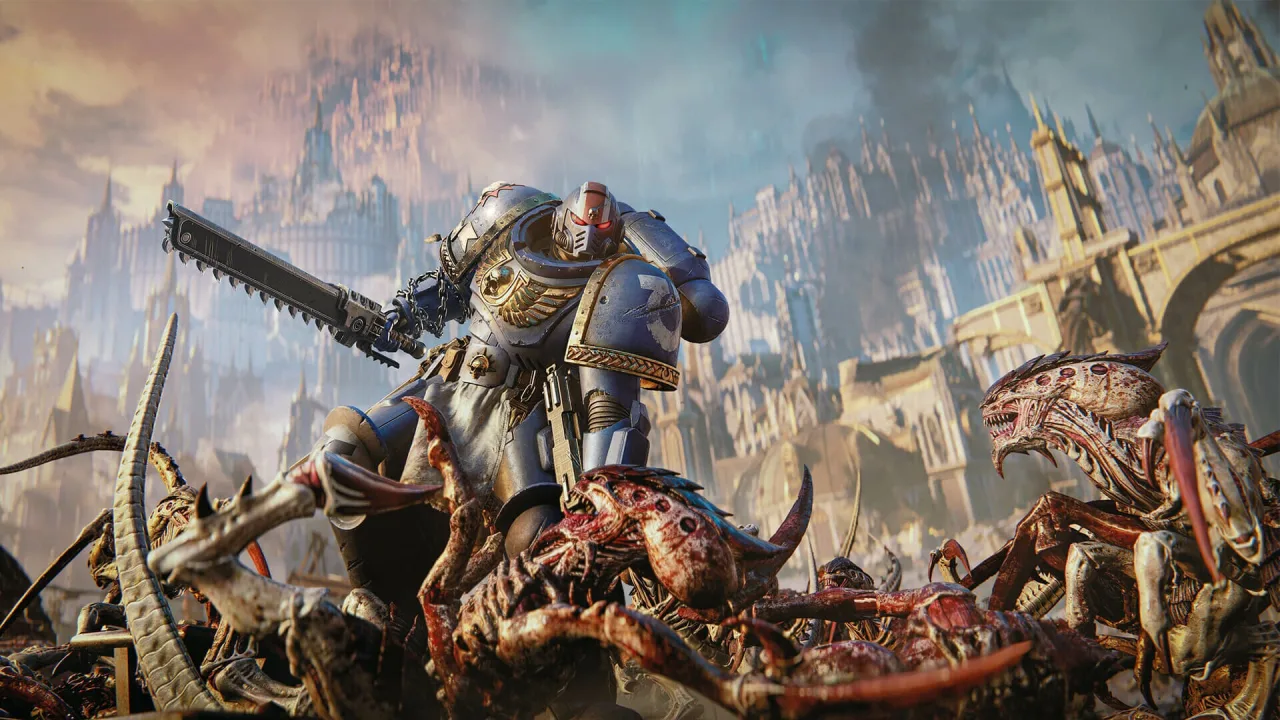 Cena do jogo Warhammer 40,000: Space Marine 2