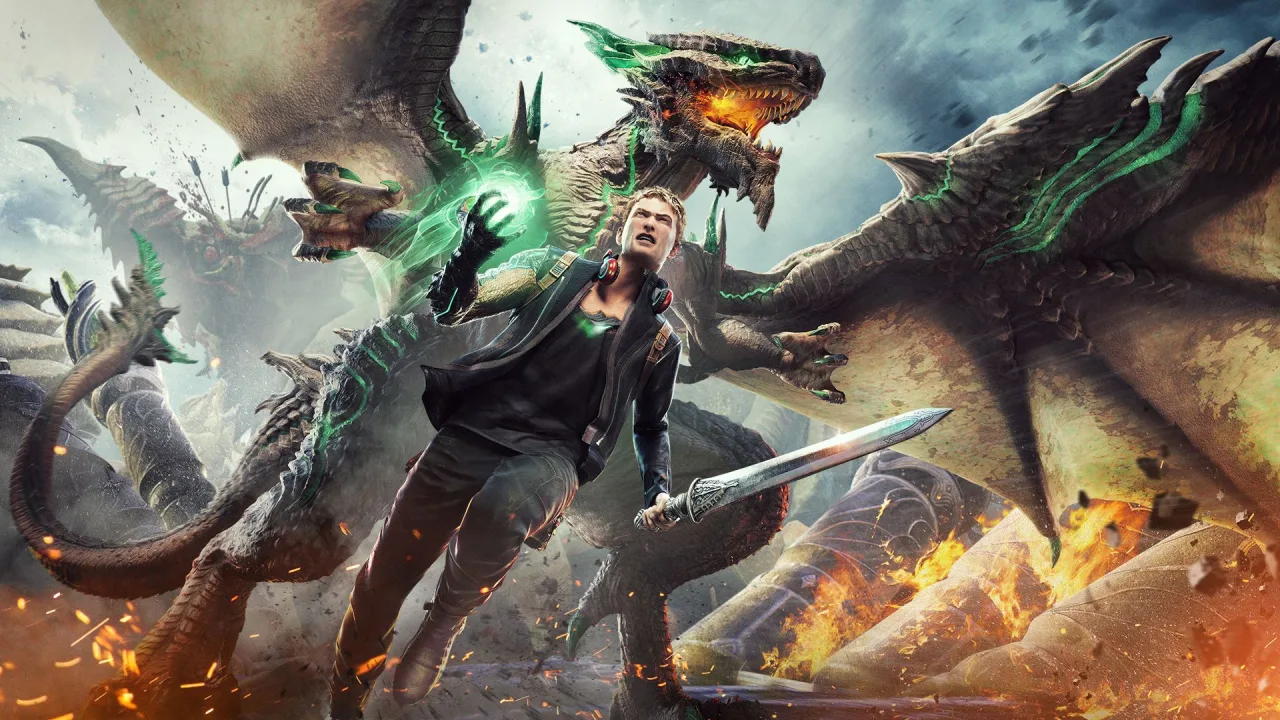 Cena do jogo Scalebound