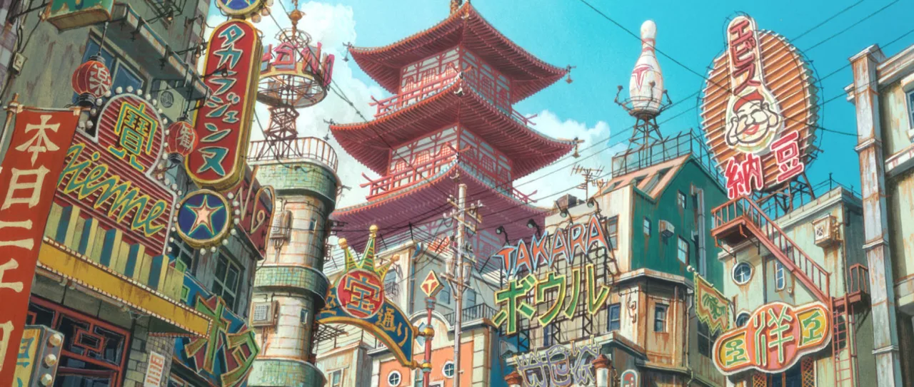 Cena do anime Tekkonkinkreet