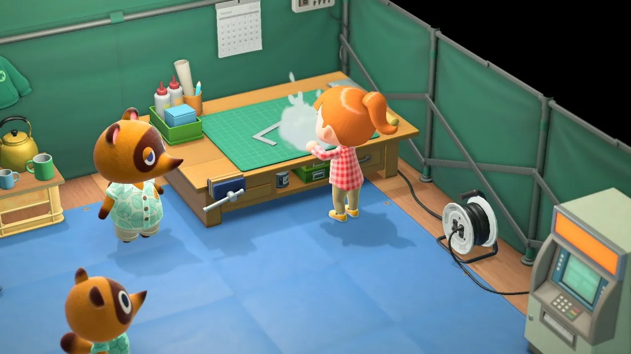 Cena do jogo Animal Crossing: New Horizons
