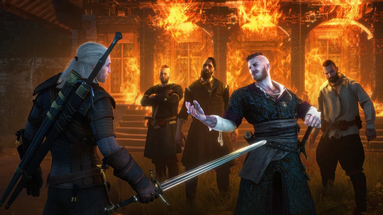 Cena do jogo The Witcher 3: Wild Hunt