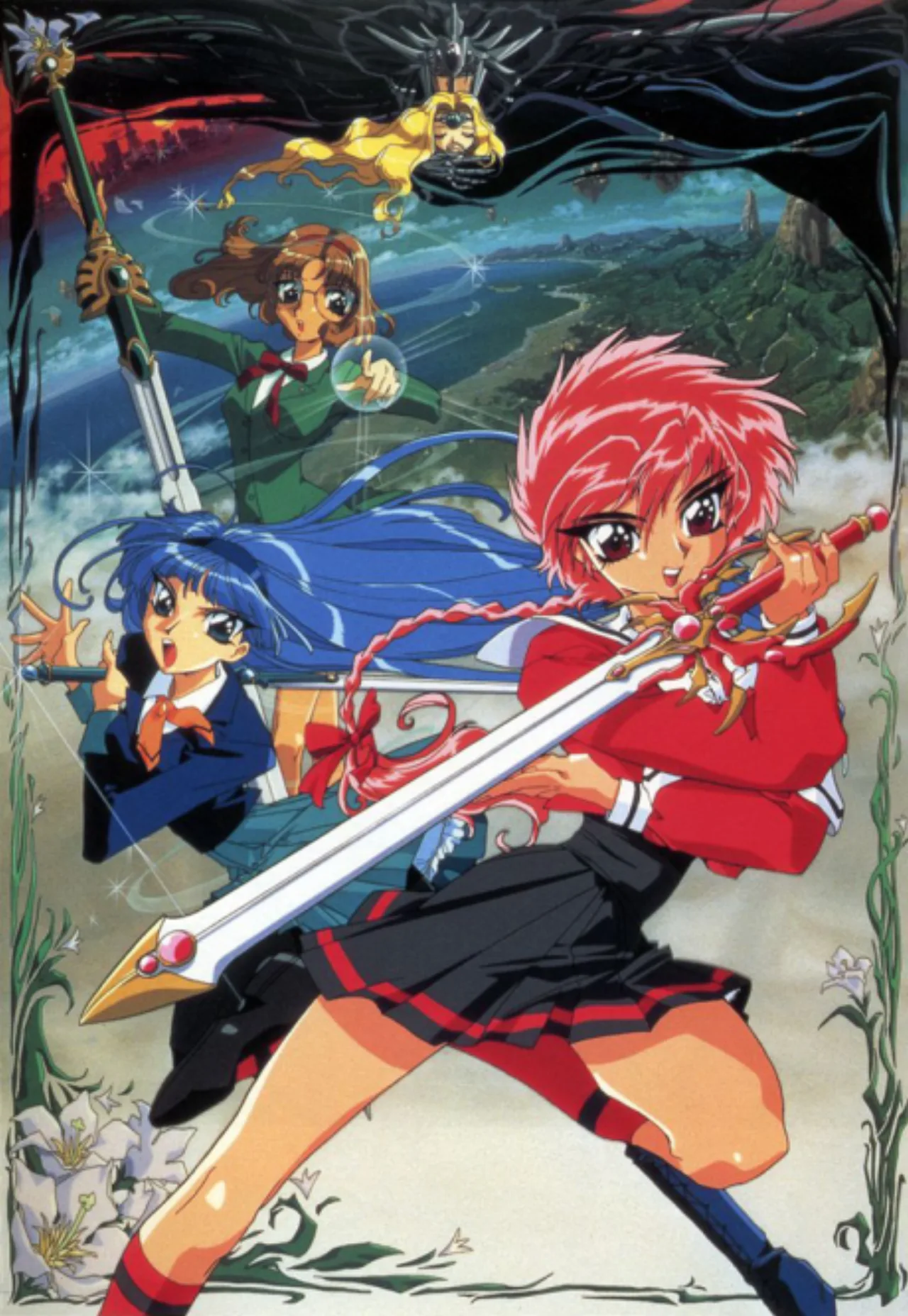 Cena do anime Magic Knight Rayearth