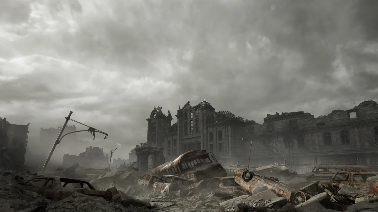 Cena do jogo Resident Evil Requiem