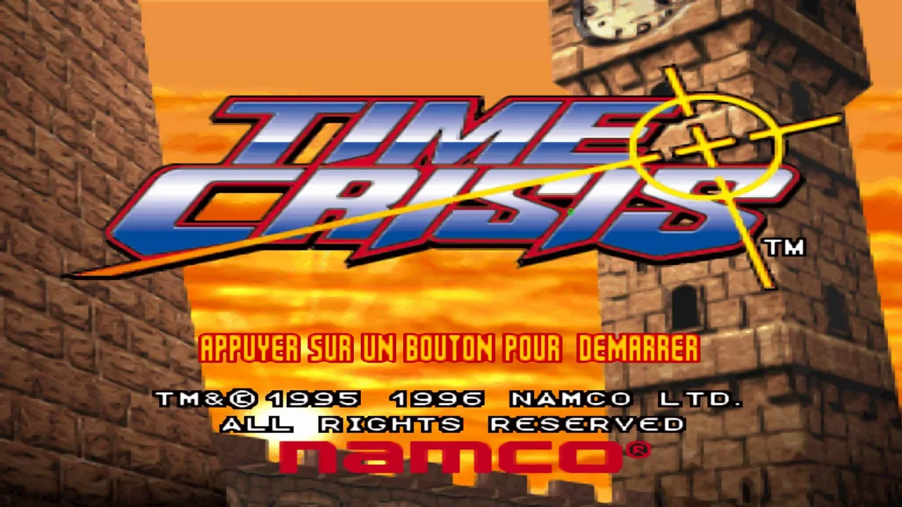 Cena do jogo Time Crisis