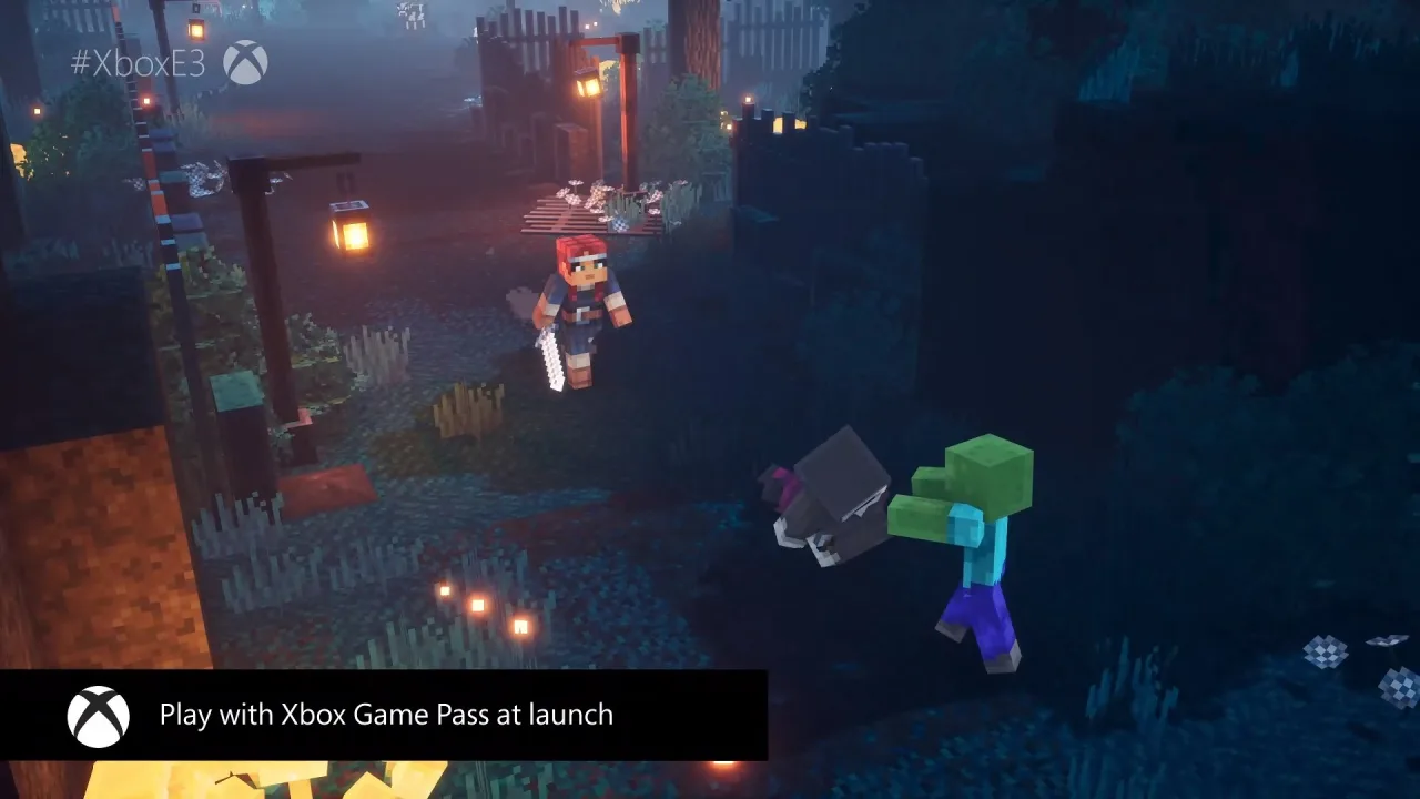 Cena do jogo Minecraft