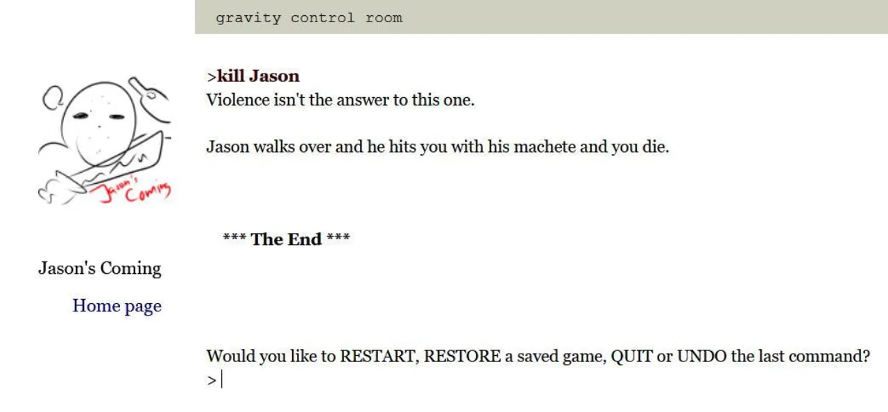 Cena do jogo Jason Voorhees