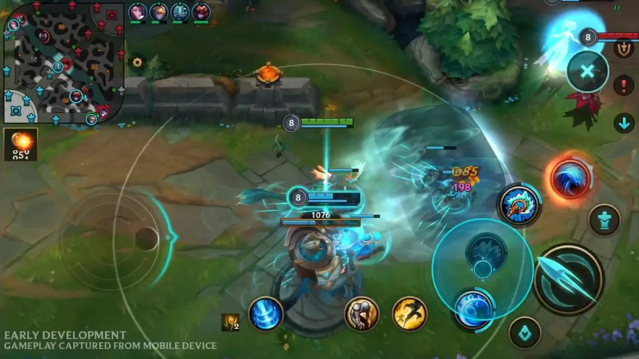 Cena do jogo League of Legends