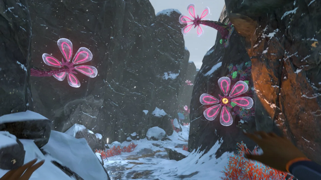 Cena do jogo Subnautica 2
