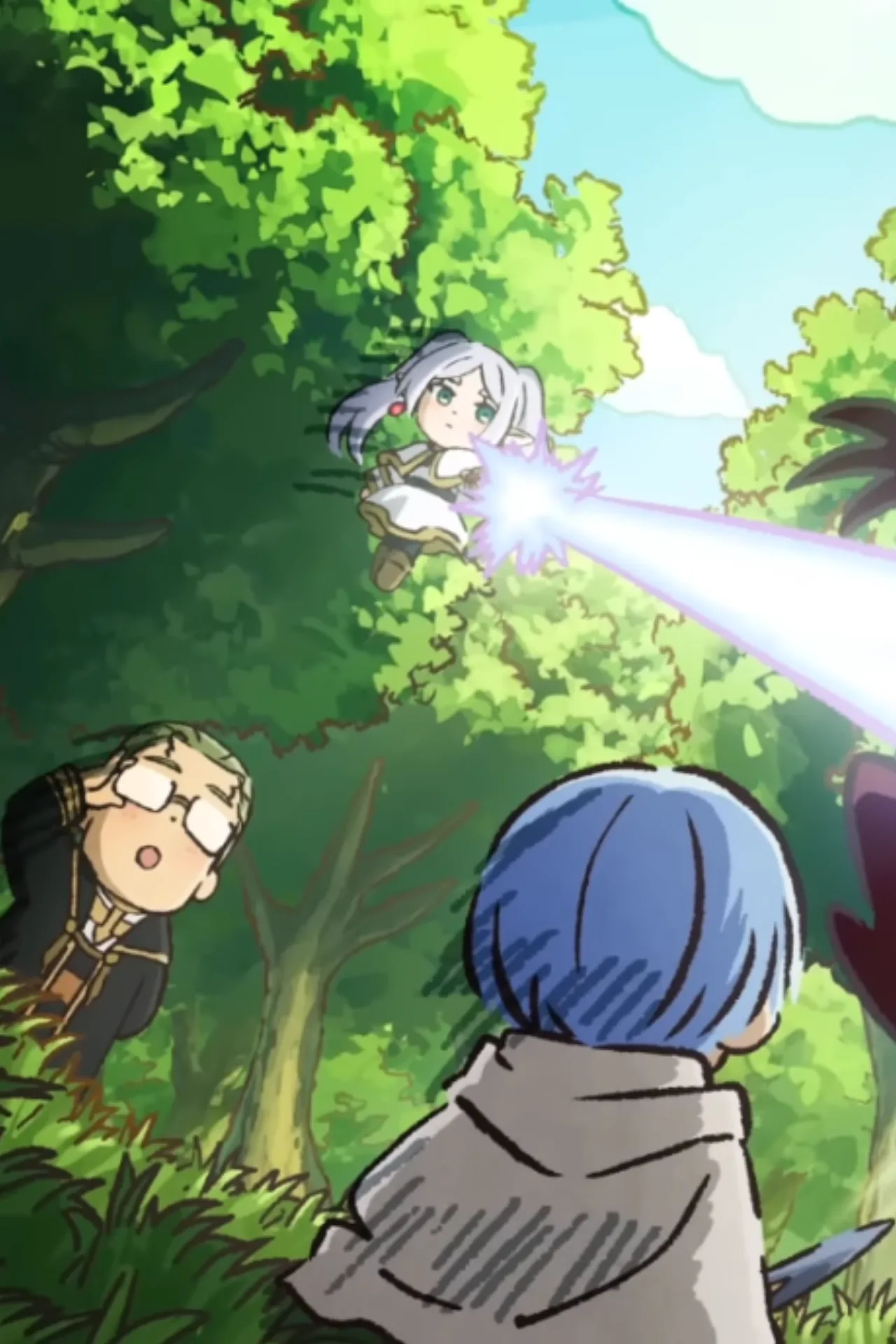 Cena do anime Frieren: Beyond Journey's End