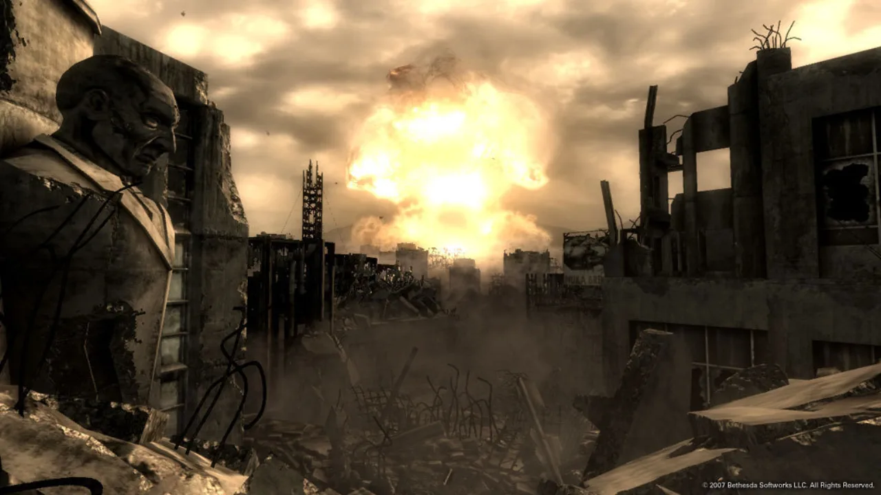 Cena do jogo Fallout 3