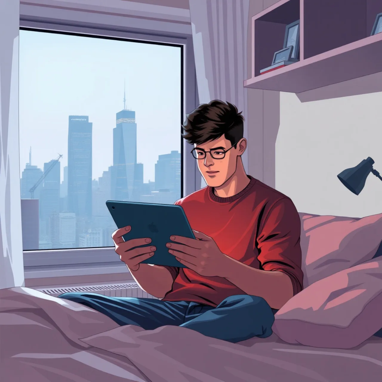 Imagem ilustrativa: Webtoon "1% Battery, 120 Knocks" destaca programas de apoio da Seul para jovens isolados