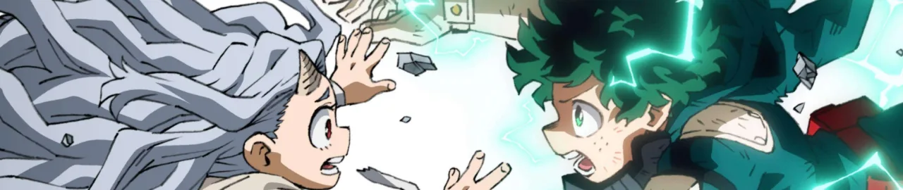 Cena do anime My Hero Academia