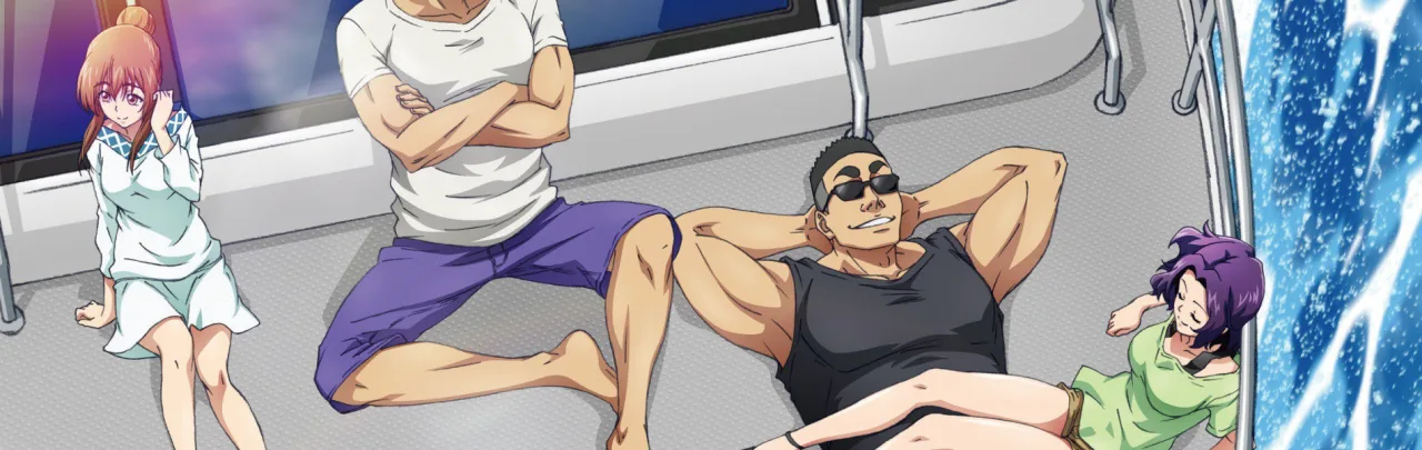 Cena do anime Grand Blue Dreaming
