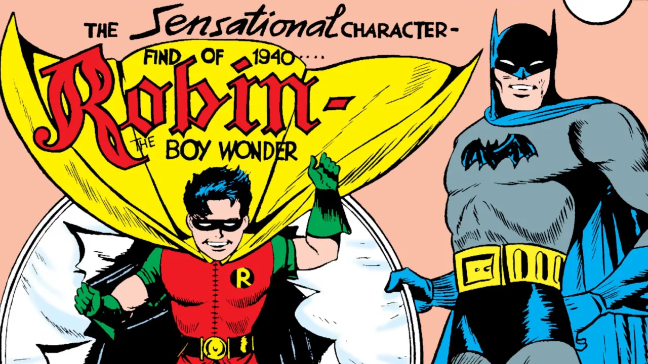 Capa vintage reúne Green Lantern, Robin, Uncle Sam, Atom e Doctor Fate, heróis da DC de 1940