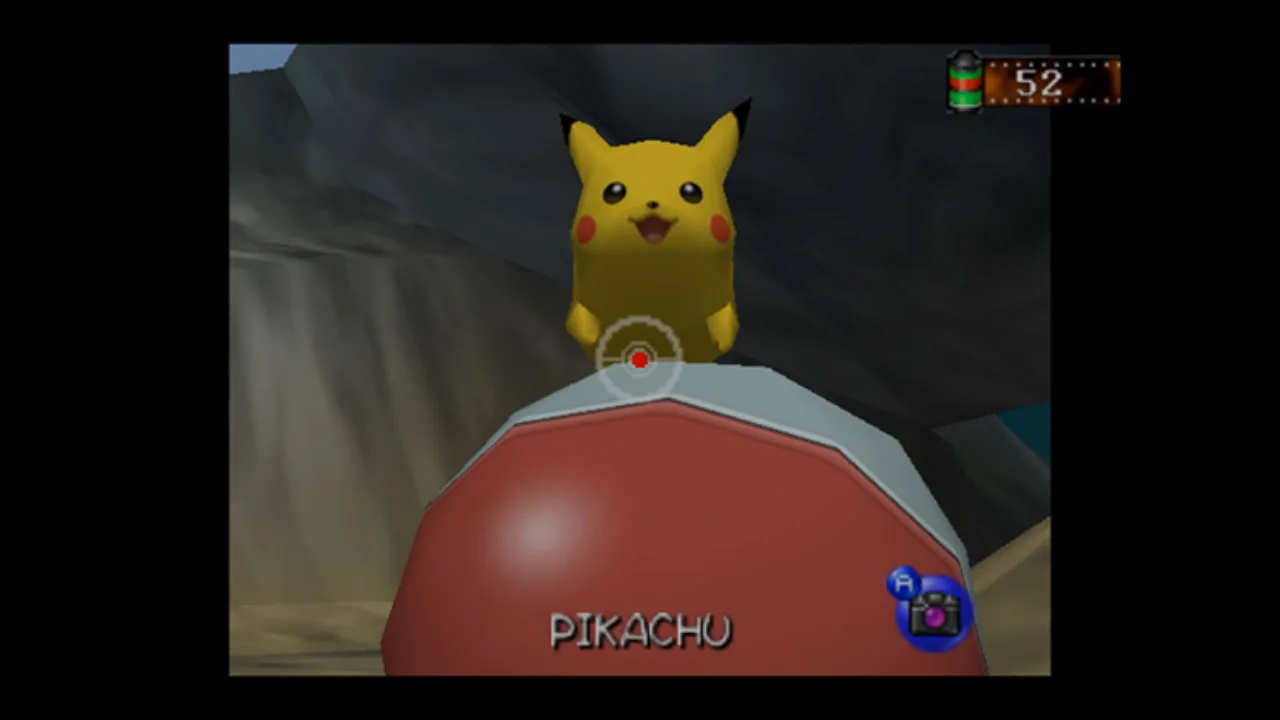 Cena do jogo Pokémon